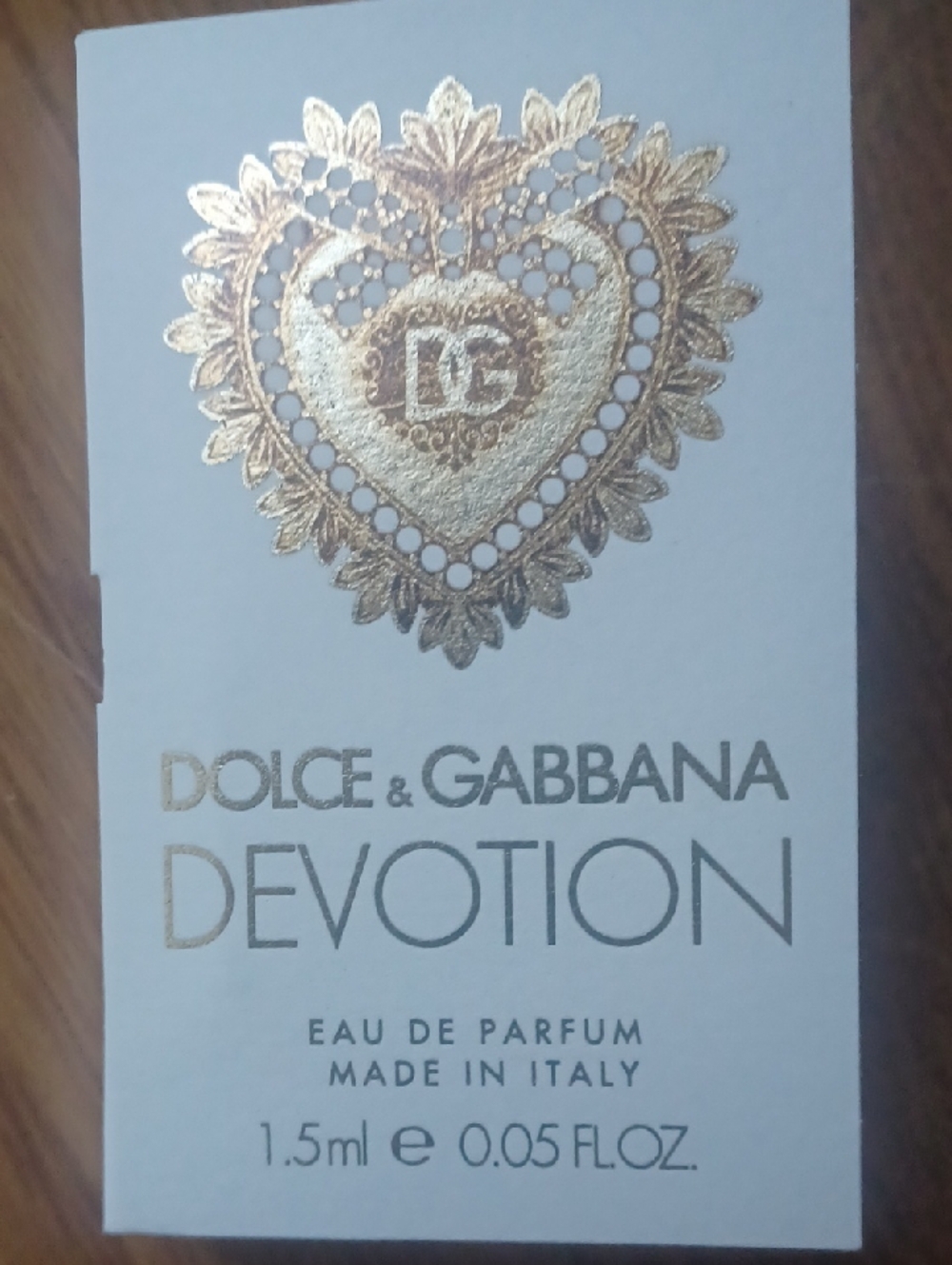 Dolce & Gabbana Devotion EDP Sample 1. 5 m l